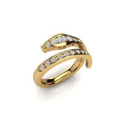 Pave Diamond Kundalini Ring